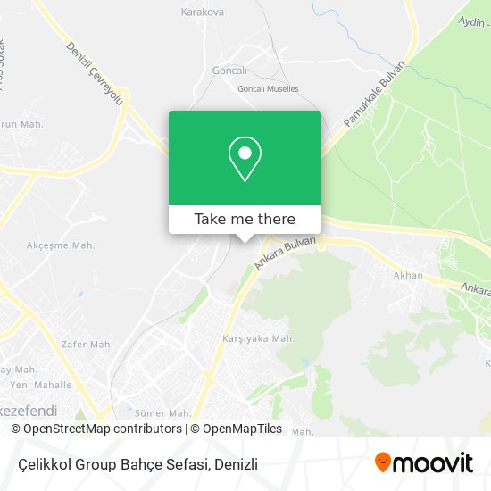 Çelikkol Group Bahçe Sefasi map