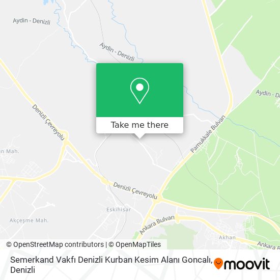 Semerkand Vakfı Denizli Kurban Kesim Alanı Goncalı map