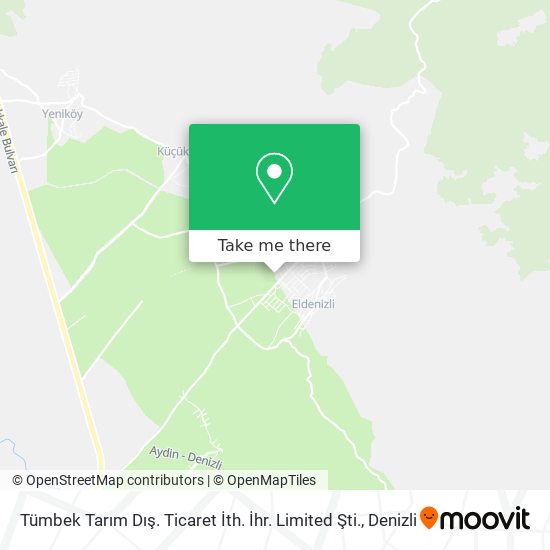 Tümbek Tarım Dış. Ticaret İth. İhr. Limited Şti. map