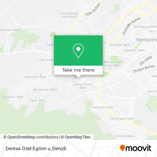 Dentas Ozel Egıtım u map