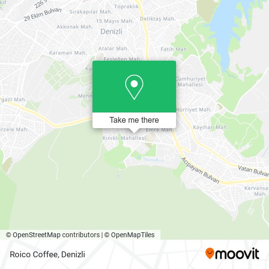 Roico Coffee map