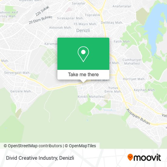 Divid Creative Industry map
