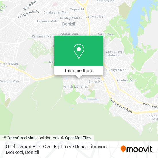 Özel Uzman Eller Özel Eğitim ve Rehabilitasyon Merkezi map