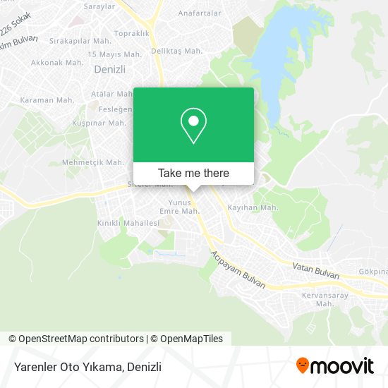 Yarenler Oto Yıkama map