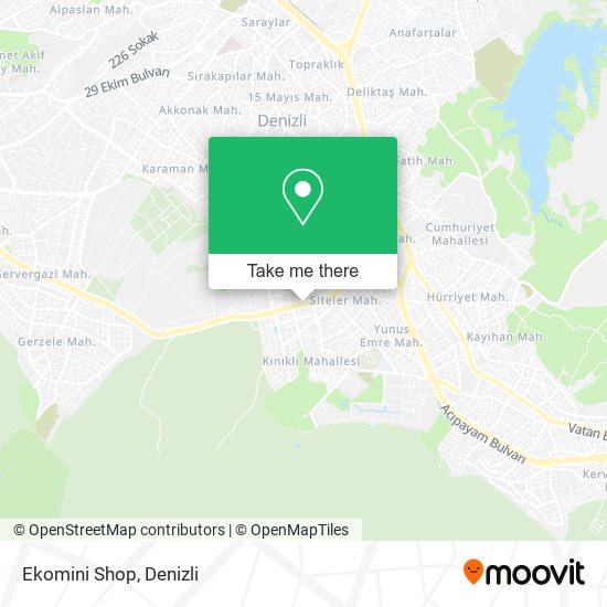 Ekomini Shop map