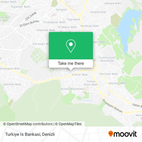 Turkiye Is Bankasi map