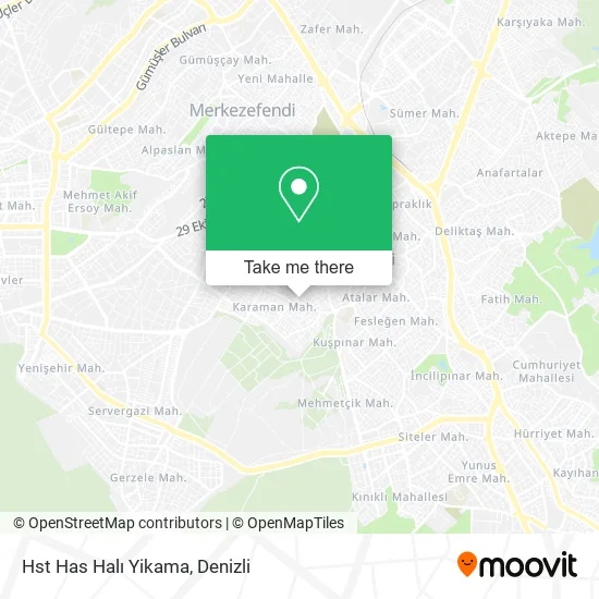 Hst Has Halı Yikama map