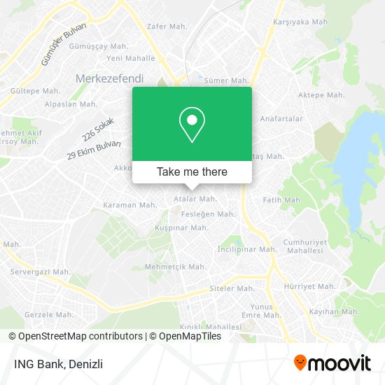 ING Bank map