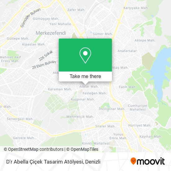 D'r Abella Çiçek Tasarim Atölyesi map