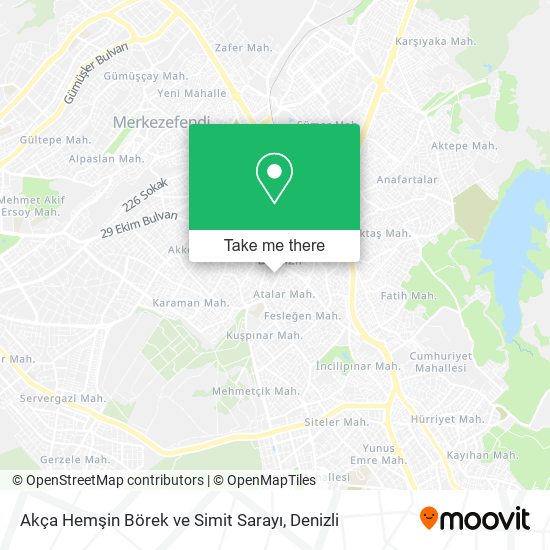 Akça Hemşin Börek ve Simit Sarayı map