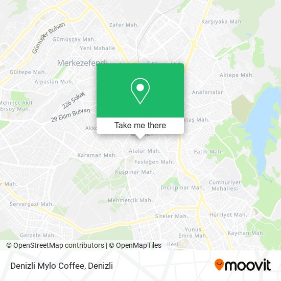 Denizli Mylo Coffee map