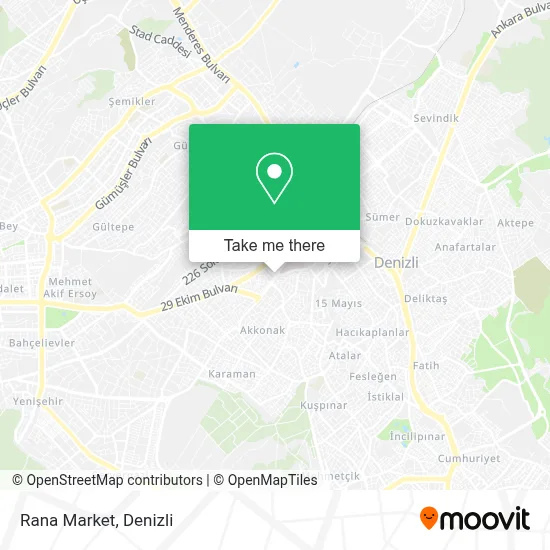 Rana Market map