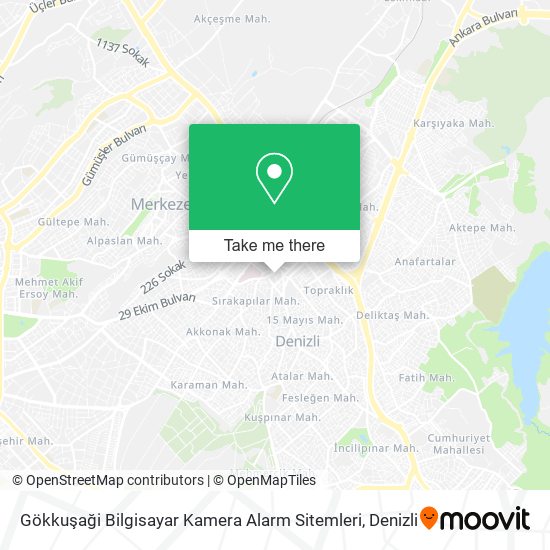 Gökkuşaği Bilgisayar Kamera Alarm Sitemleri map