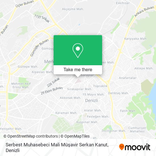 Serbest Muhasebeci Mali Müşavir Serkan Kanut map
