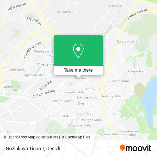 Gözlükaya Ticaret map