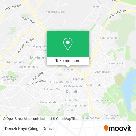 Denizli Kaya Çilingir map