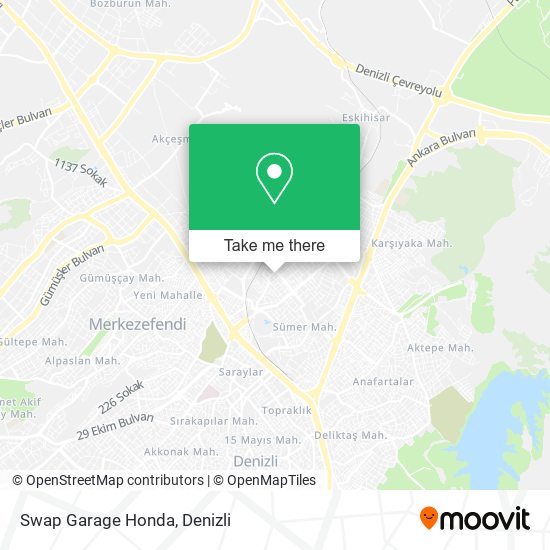 Swap Garage Honda map