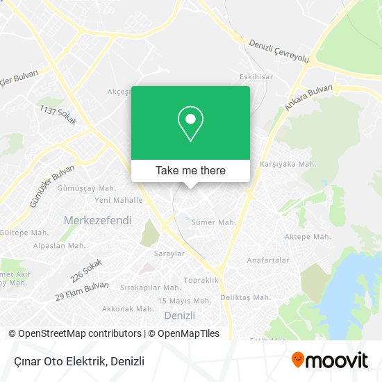 Çınar Oto Elektrik map