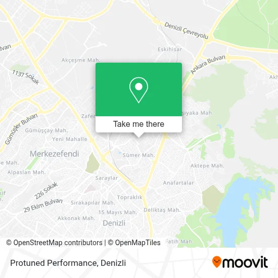 Protuned Performance map