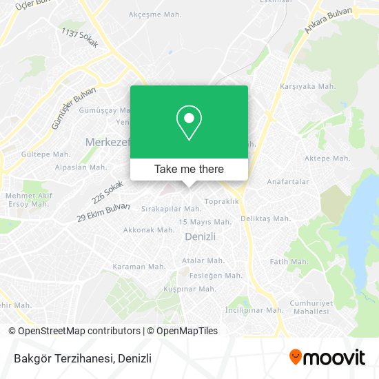 Bakgör Terzihanesi map