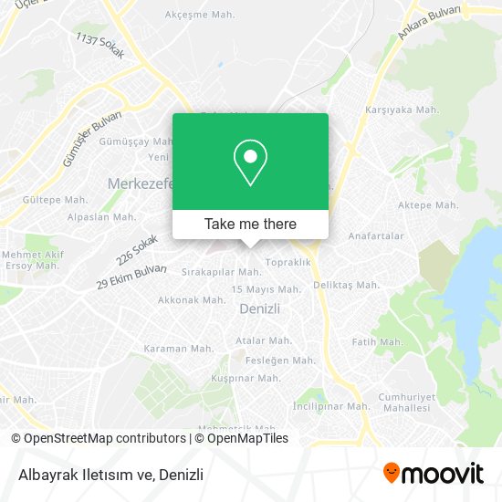 Albayrak Iletısım ve map