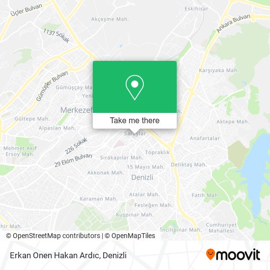 Erkan Onen Hakan Ardıc map