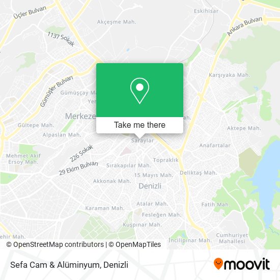 Sefa Cam & Alüminyum map
