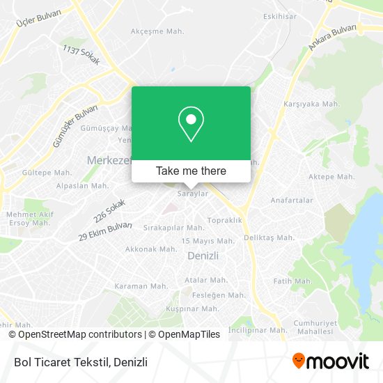 Bol Ticaret Tekstil map