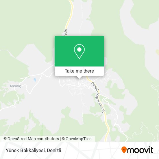 Yünek Bakkaliyesi map