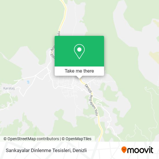 Sarıkayalar Dinlenme Tesisleri map