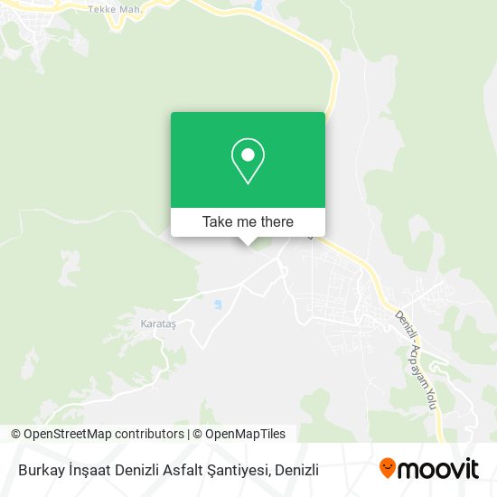 Burkay İnşaat Denizli Asfalt Şantiyesi map