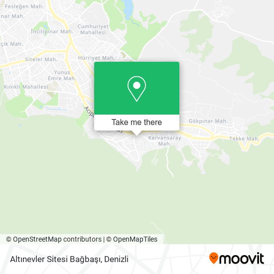 Altınevler Sitesi Bağbaşı map