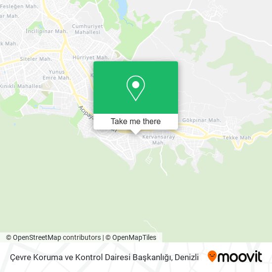 Çevre Koruma ve Kontrol Dairesi Başkanlığı map