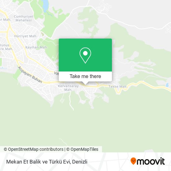 Mekan Et Balik ve Türkü Evi map