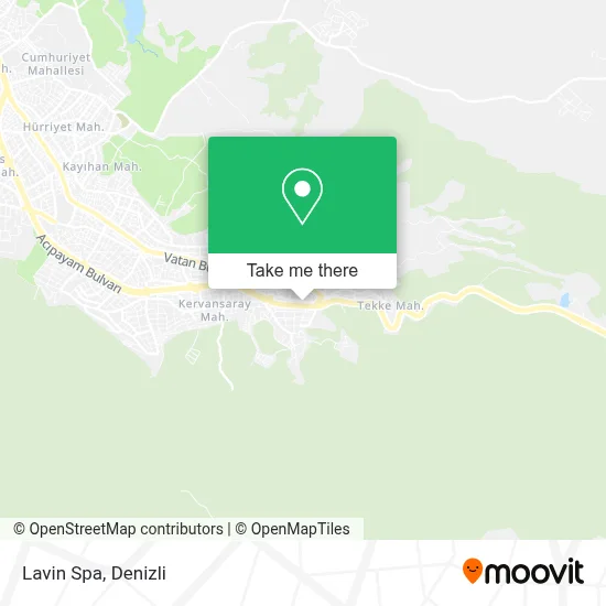 Lavin Spa map