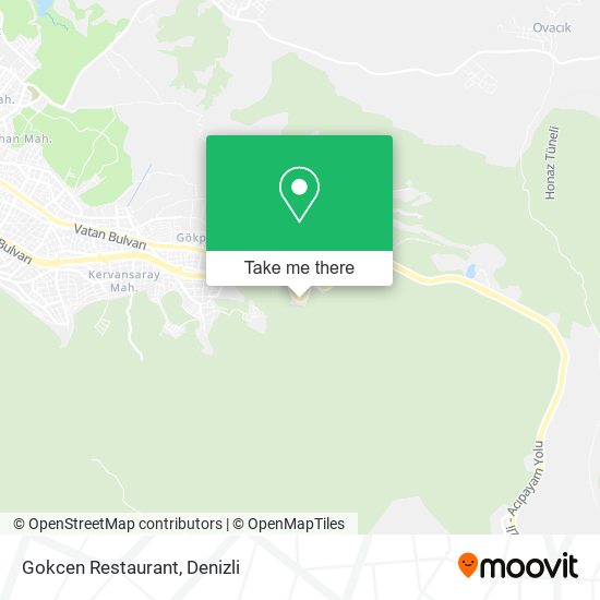 Gokcen Restaurant map