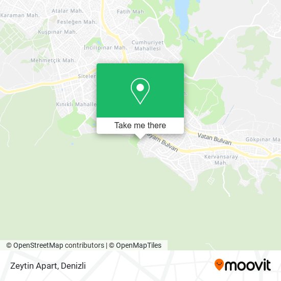 Zeytin Apart map