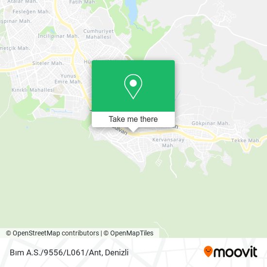 Bım A.S./9556/L061/Ant map