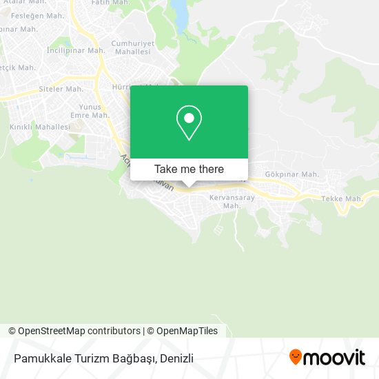 Pamukkale Turizm Bağbaşı map