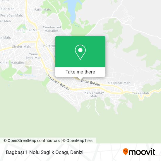 Bagbaşı 1 Nolu Saglık Ocagı map