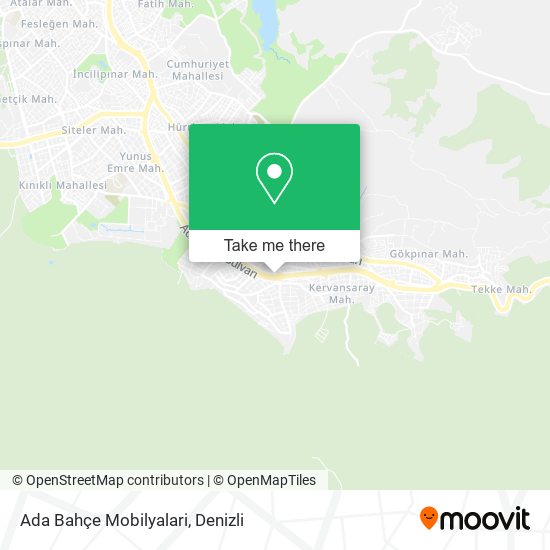 Ada Bahçe Mobilyalari map