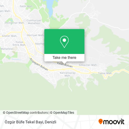 Özgür Büfe Tekel Bayi map