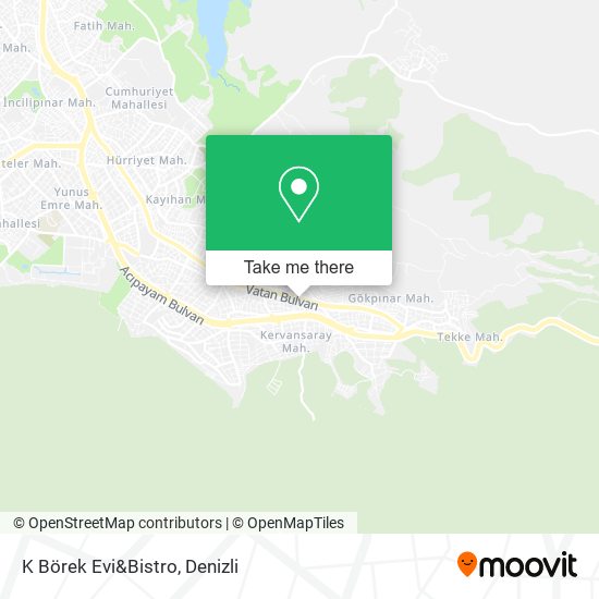 K Börek Evi&Bistro map