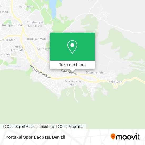 Portakal Spor Bağbaşı map