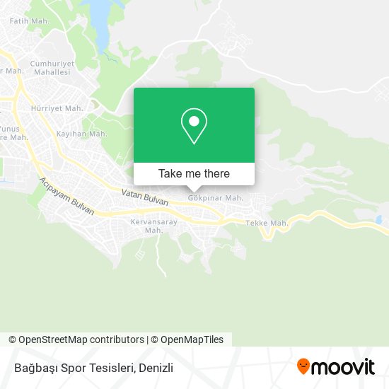 Bağbaşı Spor Tesisleri map