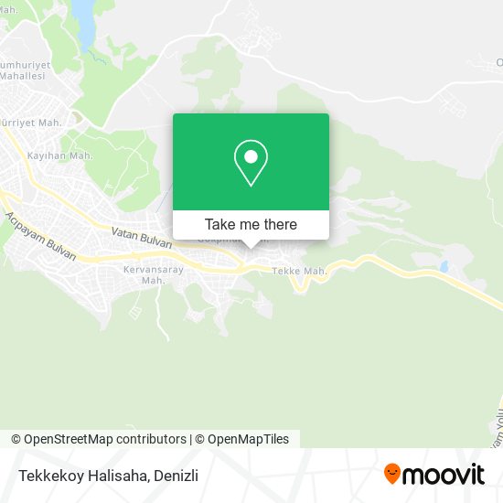 Tekkekoy Halisaha map