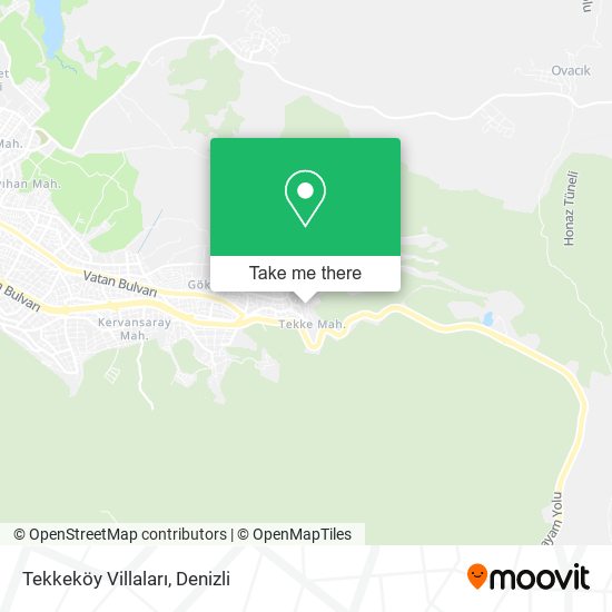 Tekkeköy Villaları map