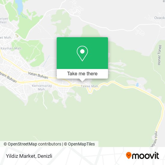 Yildiz Market map