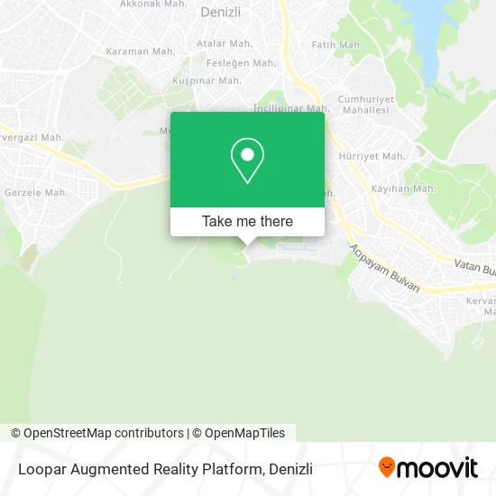 Loopar Augmented Reality Platform map
