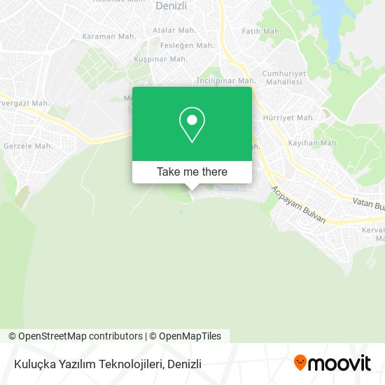 Kuluçka Yazılım Teknolojileri map